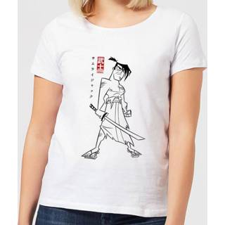 👉 Samurai Jack Kanji Women's T-Shirt - White - 5XL - Wit