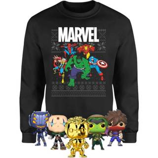 👉 Marvel Mega Christmas Sweatshirt Bundle - Women's - 5XL - Zwart