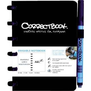 👉 Zwart Correctbook A6 Blanco 40blz 7110765982008