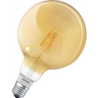 👉 Wit goud LED gentegreerd Ledvance Smart+ HomeKit Globe G125 5.5W 825 E27 | Dimbaar - Zeer Warm Vervangt 45W 4058075208599