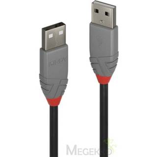 👉 Zwart mannen Lindy 36695 USB-kabel 5 m USB A Mannelijk 4002888366953