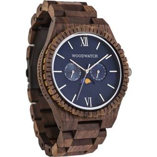 👉 Horloge houten hout walnoot saffier gecoat spatwaterdicht mannen bruin Neptune 7438225861862