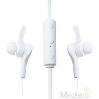 👉 LogiLink BT0040W mobiele hoofdtelefoon Stereofonisch In-ear Wit Draadloos