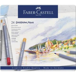 👉 Tin Faber Castell - Goldfaber akvarel tin, 24 pc (114624) 4005401146247