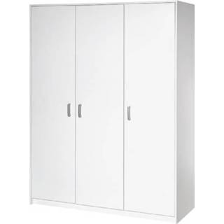 👉 Schardt  kledingkast 3 Classic White deuren - Wit