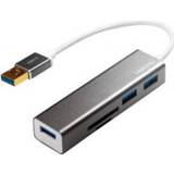 Zilver wit LogiLink UA0306 USB 3.0 (3.1 Gen 1) Type-A 5000Mbit/s Zilver, hub & concentrator 4052792048575