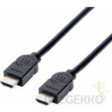👉 HDMI kabel zwart mannen Manhattan 355308 1.5m Type A (Standard) 766623355308