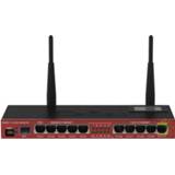 👉 Draadloze router zwart bordeaux Mikrotik RB2011UIAS-2HND-IN Single-band (2.4 GHz) Gigabit Ethernet Zwart, 2000000612263