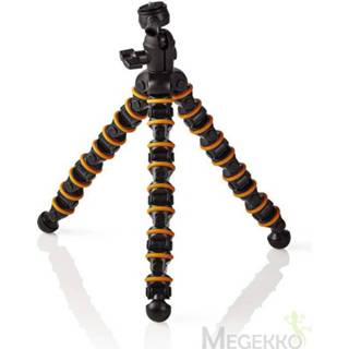 👉 Tripod zwart oranje Ministatief | Max. 2,5 kg 30,0 cm Flexibel Zwart/oranje 5412810291274