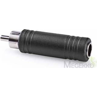 👉 Zwart Mono-Audioadapter | RCA male - 6,35 mm female 10 stuks 5412810298617