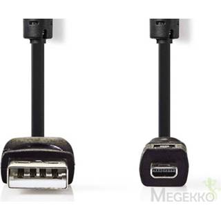 👉 Zwart Datakabel voor Camera's | USB-A Male - UC-E6 8-Pins 2,0 m 5412810275052
