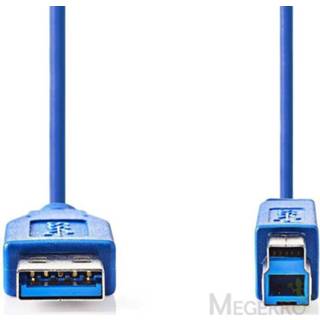 👉 Blauw USB 3.0-Kabel | A Male - B 3,0 m 5412810275205