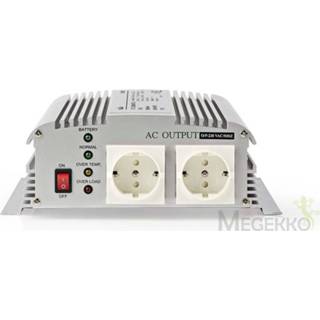 👉 Stroomomvormer Gemodificeerde Sinusgolf | 12 V DC - 230 AC 1000 W 2x Schuko-Uitgang Oplaadfu 5412810300587