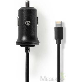 👉 Vaste kabel zwart Auto-oplader | 2,4 A Apple Lightning 5412810267415