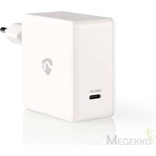 👉 Thuislader wit | 3,0 A USB-C Power Delivery 60 W 5412810293360