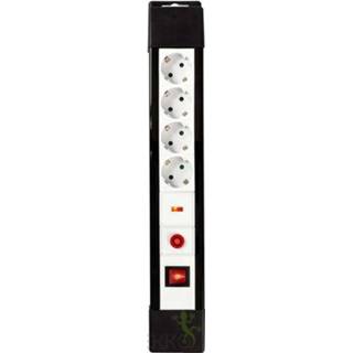👉 Stekkerdoos met overspanningsbeveiliging | Pro-Line 4-weg 3,00 m schuko/type F (CEE 7/7) 5412810305360