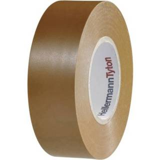 👉 Isolatietape HellermannTyton HTAPE-FLEX15-19x20-PVC-BN (20) 710-00158 1 rollen 4031026479910