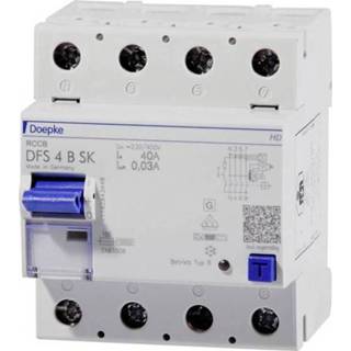 👉 Aardlekschakelaar 4-polig 40 A 0.03 400 V Doepke 09134820 4014712212329