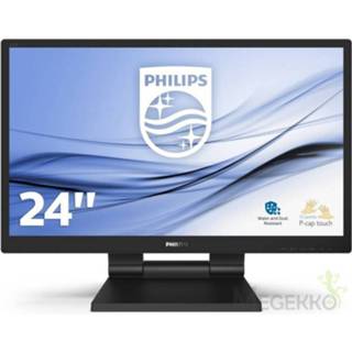 👉 Zwart Philips 242B9T/00 touch screen-monitor 60,5 cm (23.8