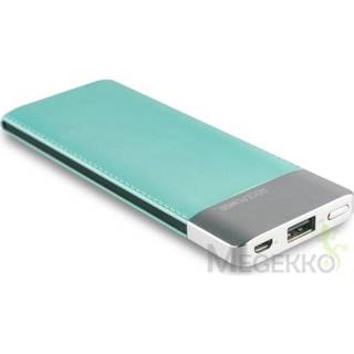 👉 Powerbank blauw RealPower PB-5500 Fashion Lithium-Polymeer (LiPo) 5500 mAh 4040895005793