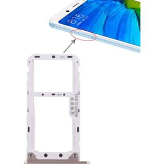👉 Goud active Mobiel||||Mobiel>Reparatie 2 SIM-kaartlade / Micro SD-kaartlade voor Xiaomi Redmi Note 5 (goud) 7442935773780