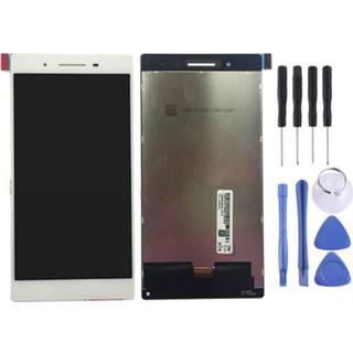 👉 Digitizer wit active onderdelen Lcd-scherm en Volledige montage voor Lenovo Tab 4 TB-7504X / TB-7504N (wit) 6922776362189