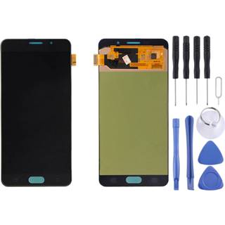 👉 Zwart active Mobiel||||Mobiel>Reparatie Origineel LCD-scherm + aanraakscherm voor Galaxy A7 (2016) / A710F (zwart) 6922725437777