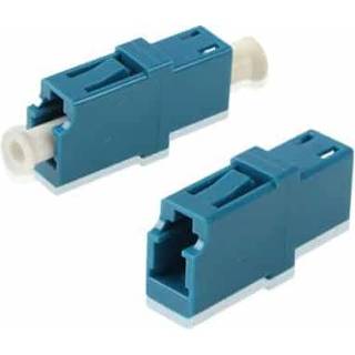 👉 Blauw fiber active computer LC-LC Single-mode Simplex Flange / Connector Adapter Lotus Root Device (Blauw) 6922566127219