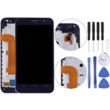 👉 Digitizer zwart active onderdelen 5,0 inch LCD scherm en volledige montage met frame voor Asus Zenfone Go ZB500KL X00AD (zwart) 6922408603611