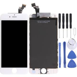 👉 Digitizer wit active onderdelen Origineel LCD-scherm en Full Assembly voor iPhone 6 (wit) 6922484896280