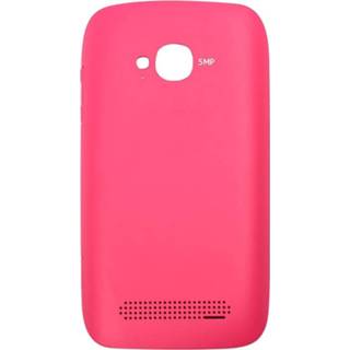 👉 Batterij rood active onderdelen Originele behuizing achterkant + zijknop voor Nokia 710 (rood) 6922876893262