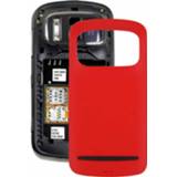 👉 Batterij rood active onderdelen PureView Achterklep voor Nokia 808 (rood) 6922101120026