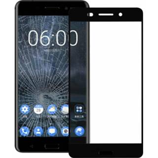 👉 Lens zwart active onderdelen Voorzijde buitenste glazen voor Nokia 6 (zwart) 6922193507491