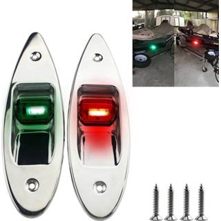 👉 Marine groen rood active D2944 1 W 12 V Boot Waterdichte Navigatie LED Side Boog Traan Drop Verlichting (groen en Rood) 6922968349066