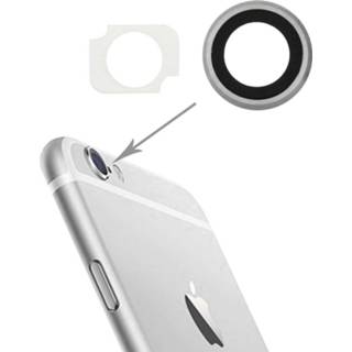 Achteruitrijcamera zilver active onderdelen 10 paar / set lensring + zaklamp-bracker voor iPhone 6 Plus&6s Plus (zilver) 7442935634616