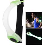 👉 Groen active Night Run / Ride Veiligheids-LED Lichtband, CR2032 Knopbatterijen Powered (groen) 6922268541757