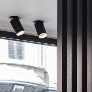 👉 Zwart aluminium Flos UT Downlight No Trim Spot - 86 mm Dali