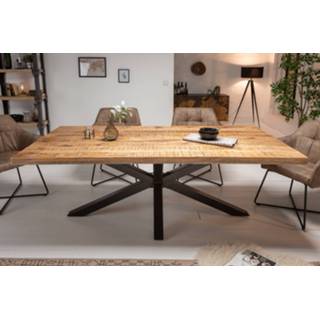 👉 Eettafel hout mannen Galaxie 200 cm Mango massief