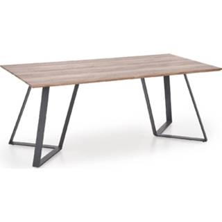 👉 Eettafel MDF Hout walnoot Calgary 180 cm breed in