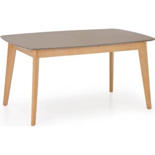 👉 Uitschuifbare eettafel grijs Massief Hout Ontario 150 tot 190 cm breed in mat