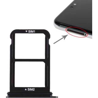Zwart active onderdelen SIM-kaartvak + voor Huawei P20 (zwart) 6922323548370
