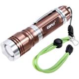 👉 Zaklamp wit bruin active KX - FK1 900LMZooming zaklamp, CREE XM-L T6 LED, 3-modus, licht (bruin) 6922309199312