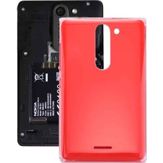 👉 Rood active onderdelen Dual SIM-batterij achtercover voor Nokia Asha 502 (rood) 7442935817811