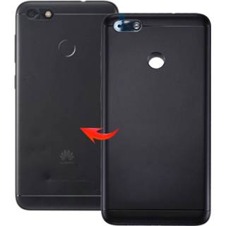 👉 Zwart active onderdelen Voor Huawei Enjoy 7 / P9 Lite Mini Y6 Pro (2017) Achterkant (zwart) 6922207271578