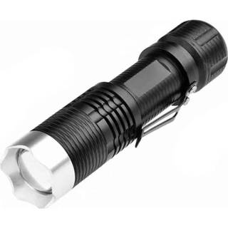 👉 Lens zwart active KX-FC55 170LM Bolle LED zaklamp, CREE Q5 LED, 3-modus, met clip (zwart) 6922111189327