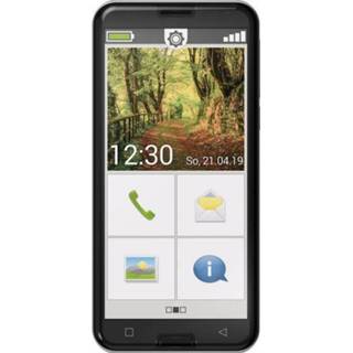 👉 Smartphone zwart senioren Emporia SMART.3 Dual-SIM 16 GB 5.5 inch (14 cm) Android 9.0 13 Mpix 9005613157333