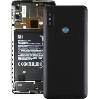 👉 Achterklep zwart active Mobiel||||Mobiel>Reparatie met cameralens en zijtoetsen voor Xiaomi Redmi Note 5 (zwart) 6922558501294