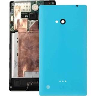 👉 Blauw plastic active onderdelen Frosted Surface achterkant behuizing Cover voor Nokia Lumia 720 (blauw) 6922624289866