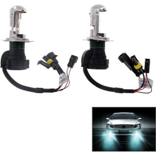 👉 Active DC12V 35W H4-3 HID Xenon Light Single Beam Super Vision Waterdichte koplamp metéén kabel, kleurtemperatuur: 6000K, set van 2 6922087717944