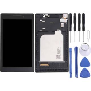 👉 Digitizer zwart active onderdelen Lcd-scherm en volledige montage met frame voor Lenovo Tab 2 A7-10 (zwart) 6922401322953